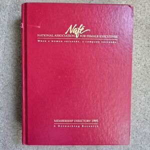 NAFE national association of female executives membership directory 1995